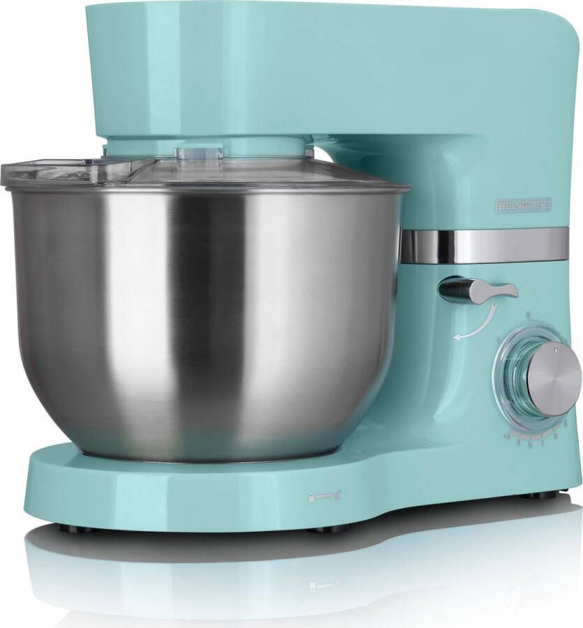 Heinrich's Heinrich´s HKM 6278 keukenmachine 1300 Watt – 6 5 liter XL mintgroen.