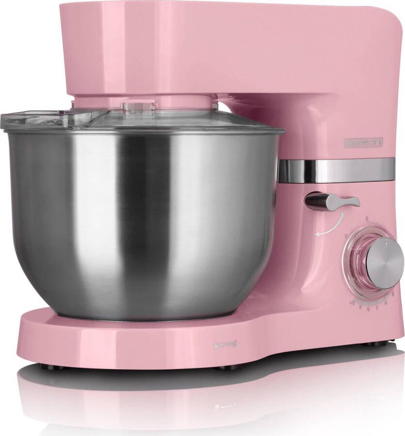 Heinrich's Heinrich´s HKM 6278 keukenmachine 1300 Watt XL roze.