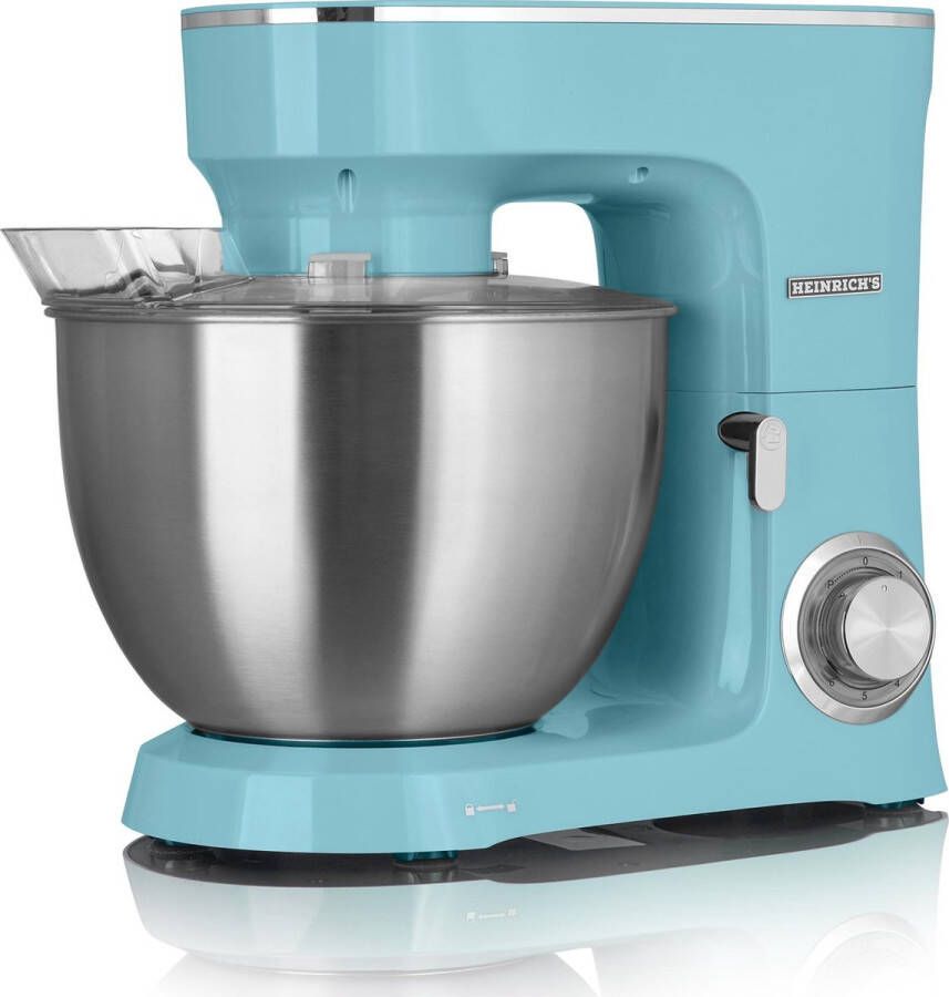 Heinrich's Heinrich´s HKM 8078 keukenmachine 1400 Watt XXL blauw.