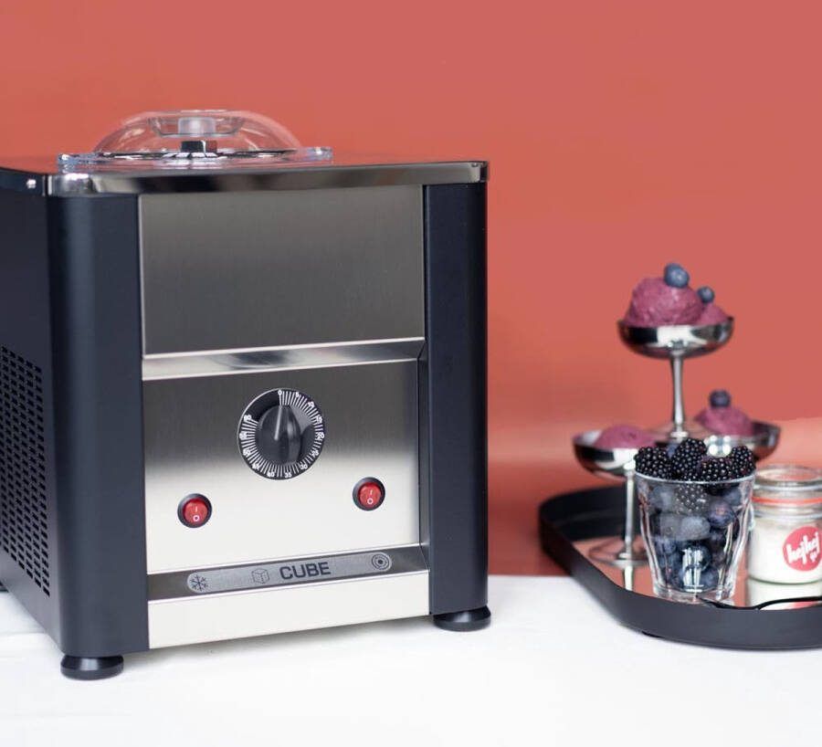Hej CUBE 750 ijsmachine Zelfvriezend Matt Black