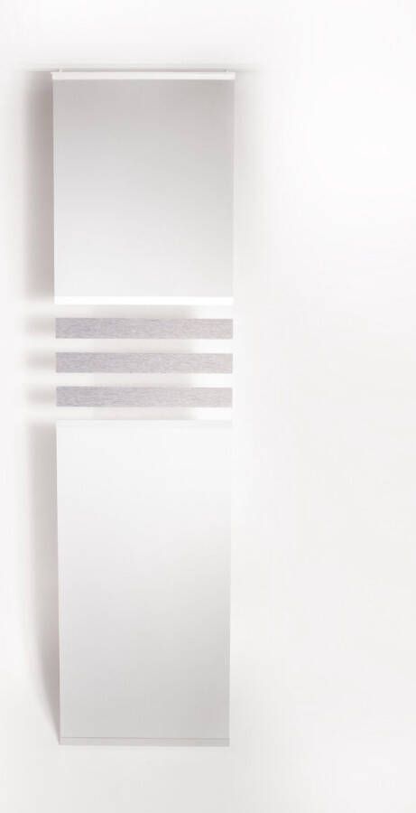 Heldelux Paneelgordijn 'Lorient' lichtgrijs antraciet strepen 300 x 60 cm