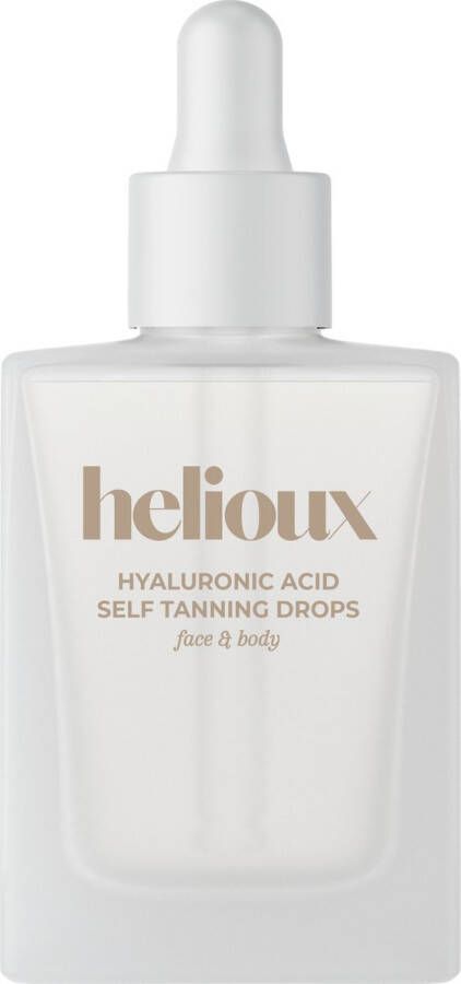 Helioux Hyaluronic Acid Self Tanning Drops For A Glowing Face & Body Magic Drops Lichaam & Gezicht Zelfbruiner Druppels