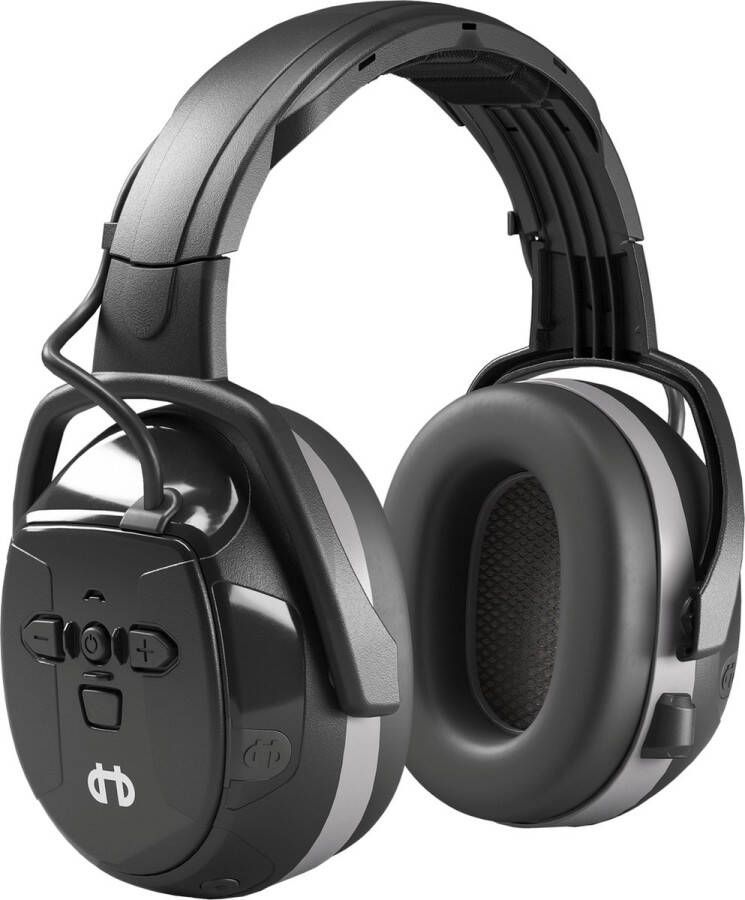Hellberg Safety XStream Gehoorbescherming voor volwassenen Bluetooth Telefoneren Oplaadbaar