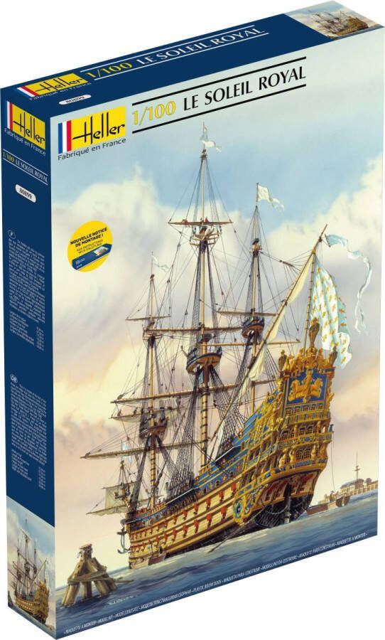 Heller 1:100 80899 Soleil Royal Ship Plastic Modelbouwpakket