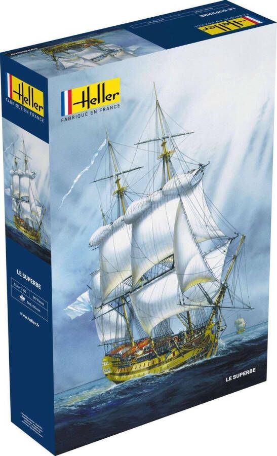 Heller 1:150 80895 Le Superbe Ship Plastic Modelbouwpakket