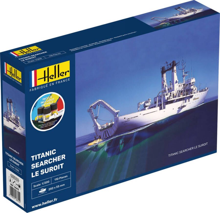 Heller 1 200 Starter Kit Titanic Searcher Le Suroithel56615 modelbouwsets hobbybouwspeelgoed voor kinderen modelverf en accessoires