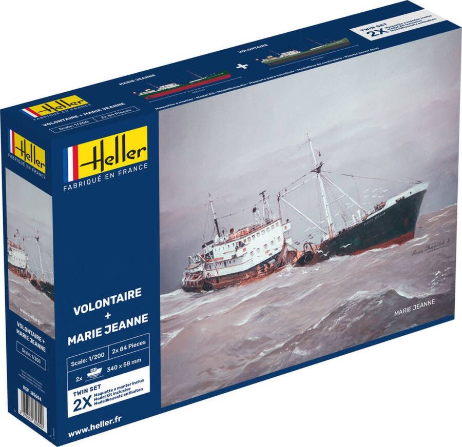 Heller 1 200 Volontaire Marie + Marie Jeanne Twinsethel85604 modelbouwsets hobbybouwspeelgoed voor kinderen modelverf en accessoires