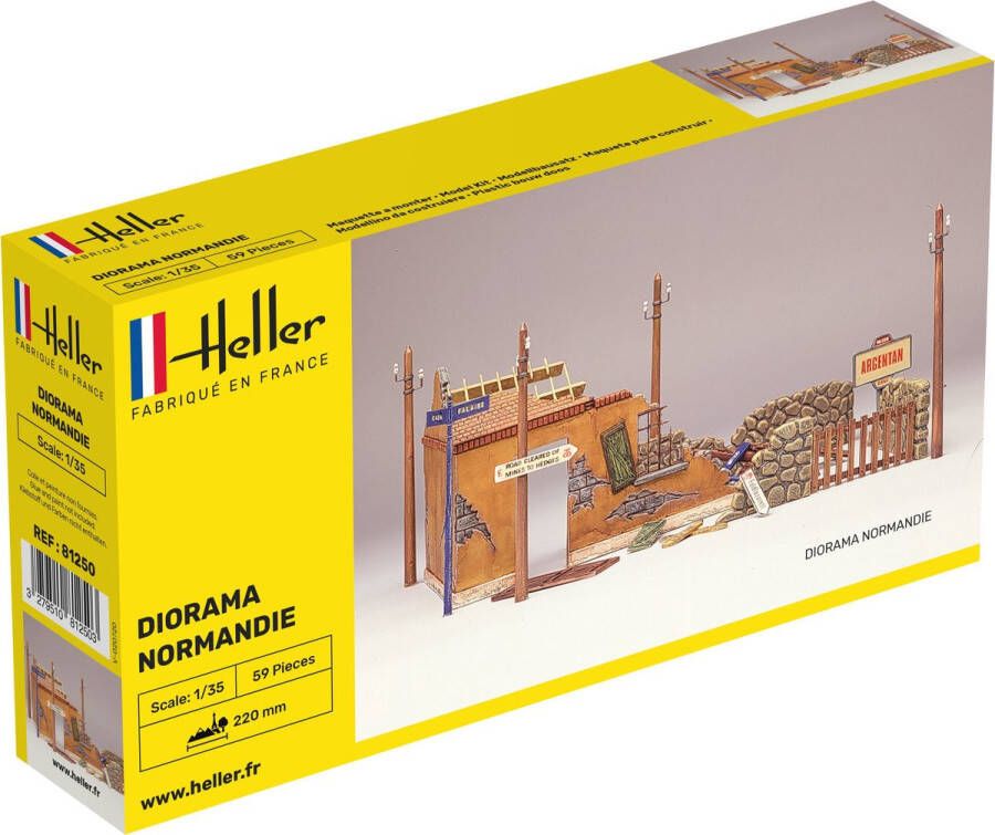 Heller 1:35 81250 Diorama Normandie Plastic Modelbouwpakket