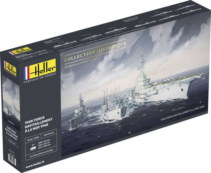 Heller 1:400 81092 Task Force Ravitaillement A La Mer Ship Plastic kit