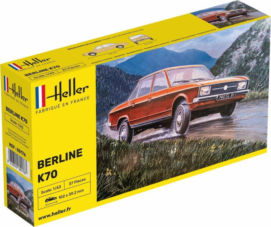 Heller 1 43 Berline K70hel80176 modelbouwsets hobbybouwspeelgoed voor kinderen modelverf en accessoires