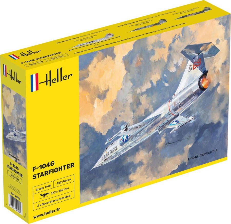 Heller 1:48 30520 F-104G Starfighter Plastic Modelbouwpakket
