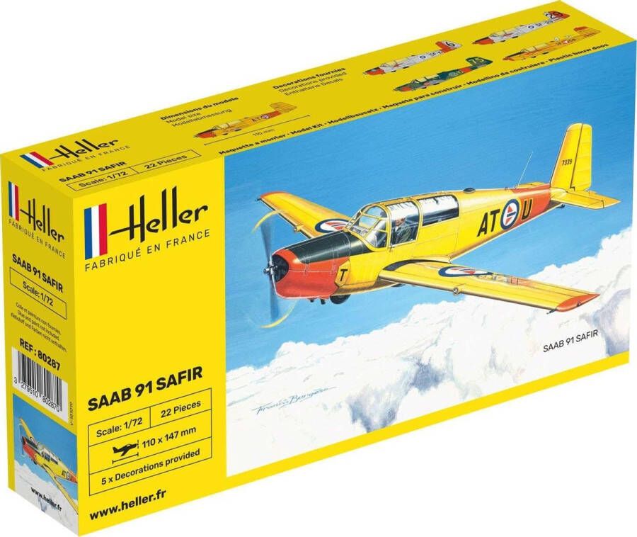 Heller 1:72 80287 SAFIR 91 Plastic Modelbouwpakket