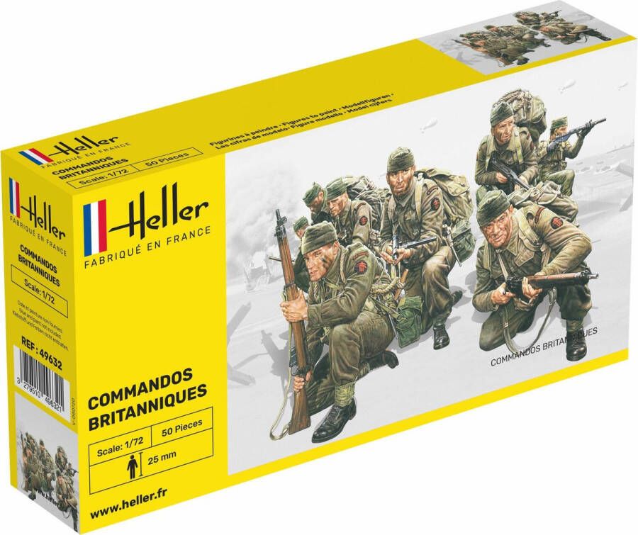 Heller 1 72 British Commandoshel49632 modelbouwsets hobbybouwspeelgoed voor kinderen modelverf en accessoires