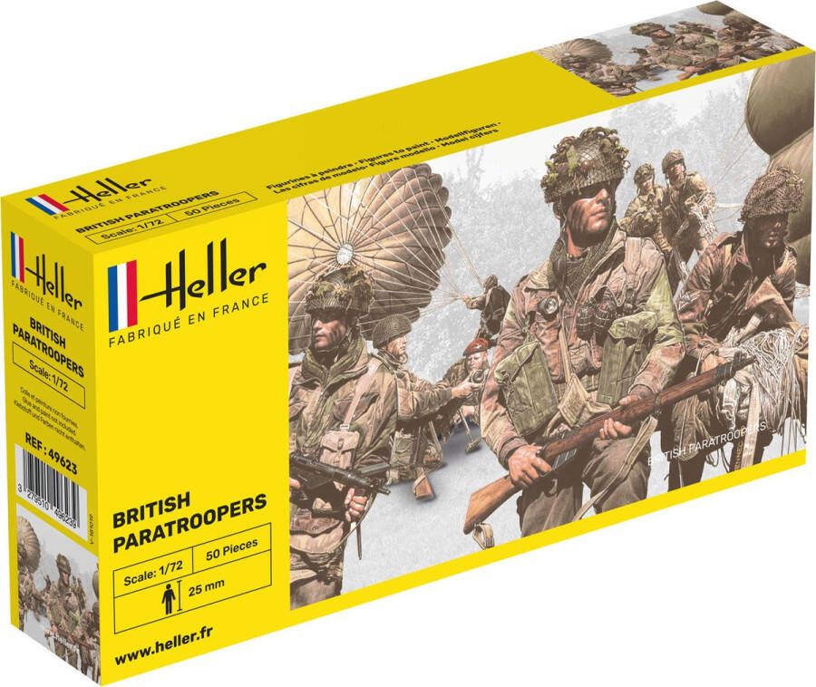 Heller 1 72 British Paratroopershel49623 modelbouwsets hobbybouwspeelgoed voor kinderen modelverf en accessoires