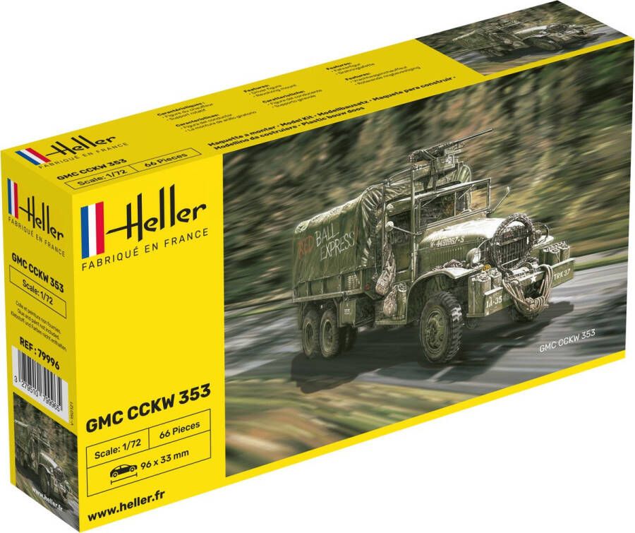 Heller 1 72 Gmc Cckw 353hel79996 modelbouwsets hobbybouwspeelgoed voor kinderen modelverf en accessoires