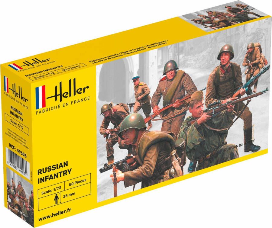Heller 1 72 Infanterie Russehel49603 modelbouwsets hobbybouwspeelgoed voor kinderen modelverf en accessoires