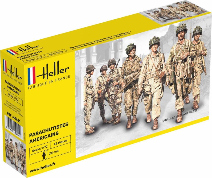 Heller 1 72 Us Parachutisteshel49651 modelbouwsets hobbybouwspeelgoed voor kinderen modelverf en accessoires