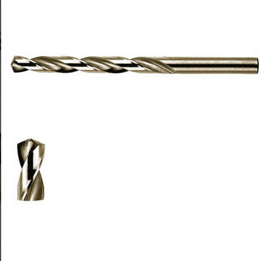 Heller 21331 8 HSS Metaal-Spiraalboor 9mm Lengte 125 mm Kobalt DIN 338 Cilinderschacht 10 stuks