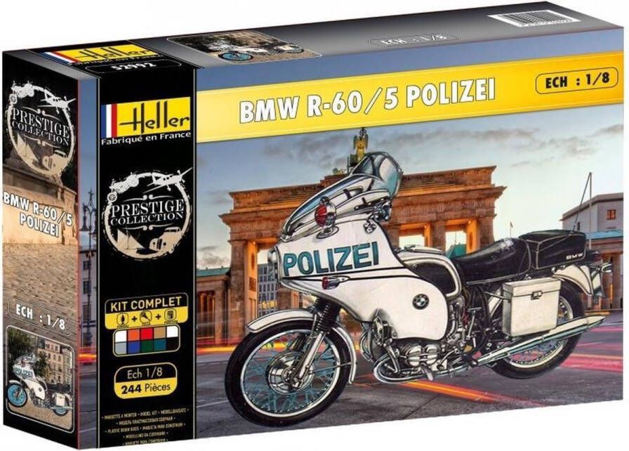 Heller 1:8 52993 BMW R60 5 Polizei Plastic Modelbouwpakket