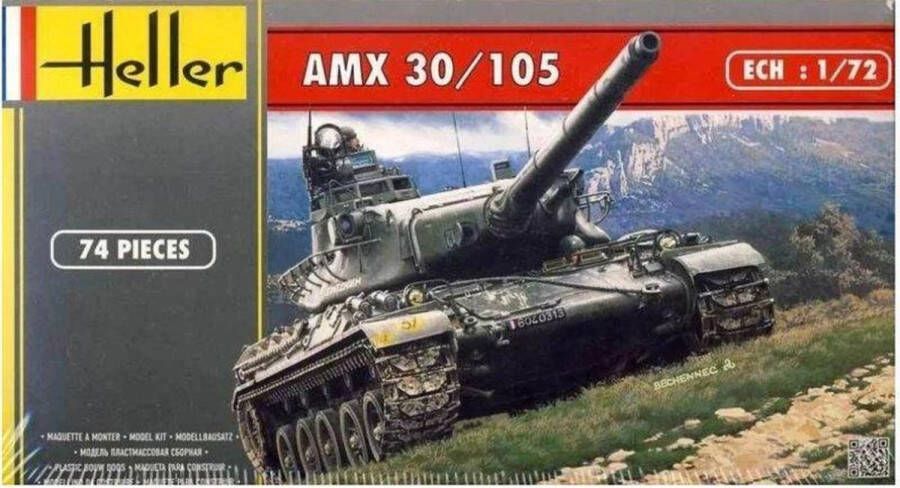 Heller 1 72 Amx 30 105hel79899 modelbouwsets hobbybouwspeelgoed voor kinderen modelverf en accessoires