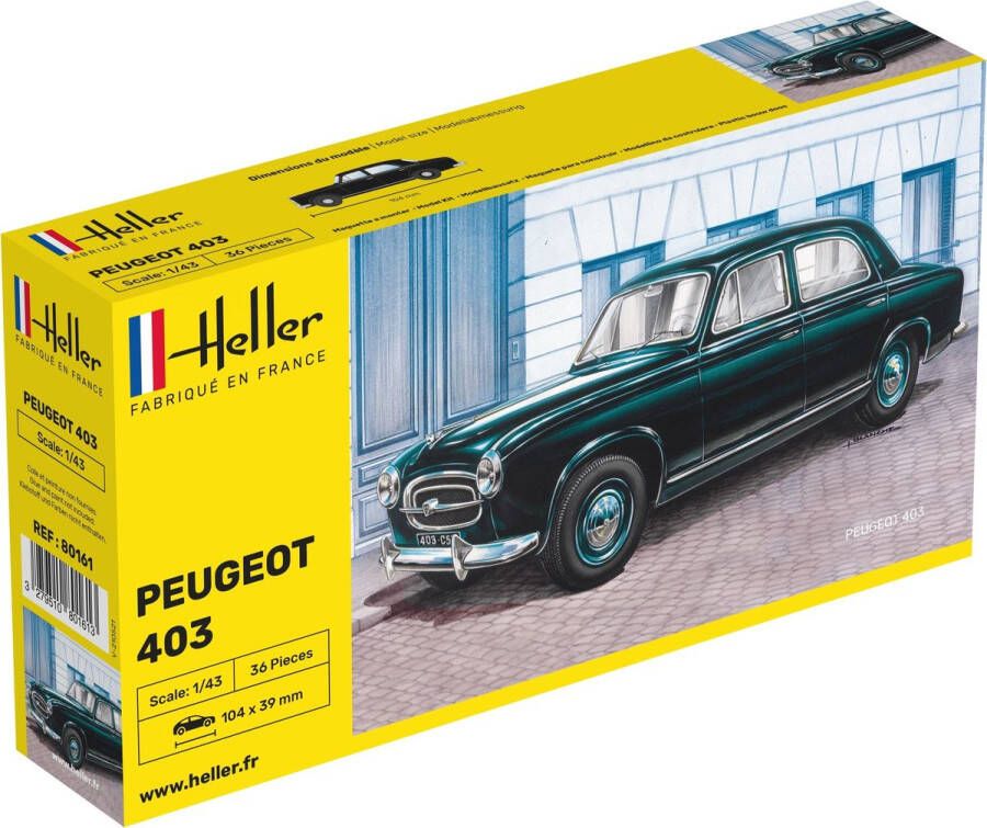 Heller 1 43 Peugeot 403hel80161 modelbouwsets hobbybouwspeelgoed voor kinderen modelverf en accessoires