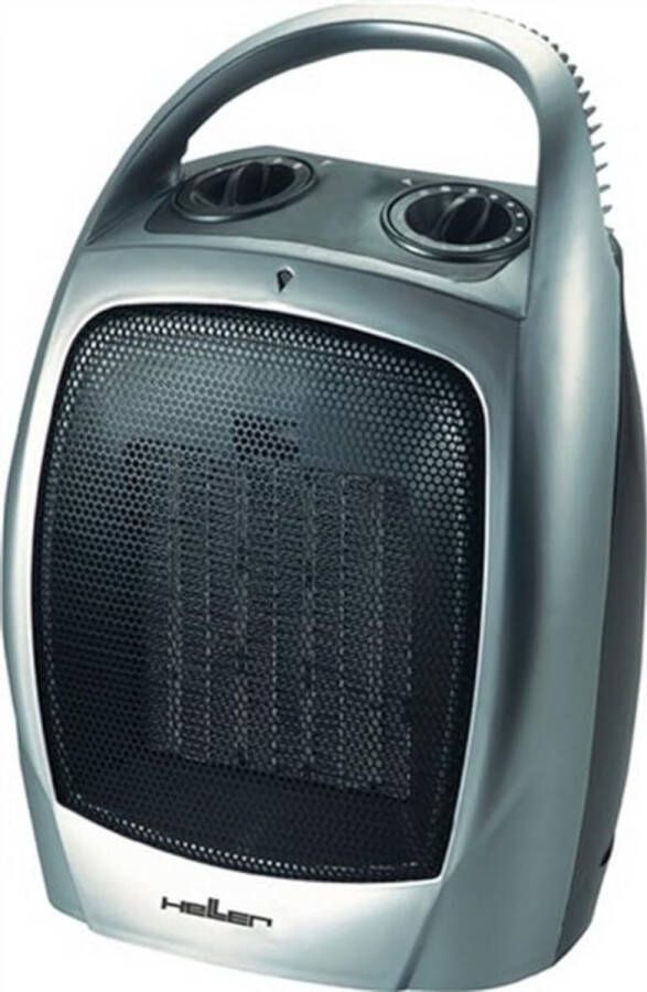 Heller PTF 501 B Elektrische ruimteverwarming ventilator elektrische ruimteverwarming interieur grijs 1500 W voor elektrische ruimteverwarming