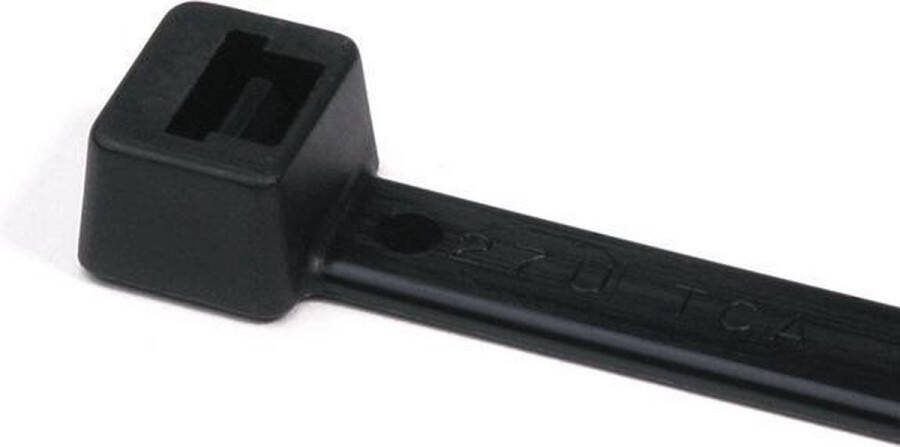 Hellermann Tyton T120R(E) kabelbinder Polyamide Zwart 100 stuk(s)