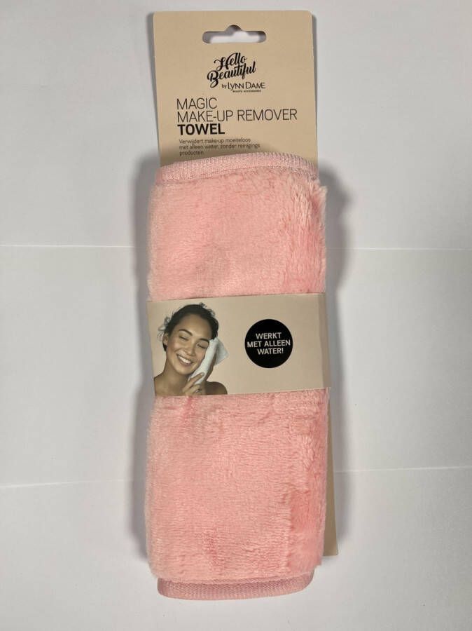 Hello Beautiful Magic Make Up Remover Towel Roze