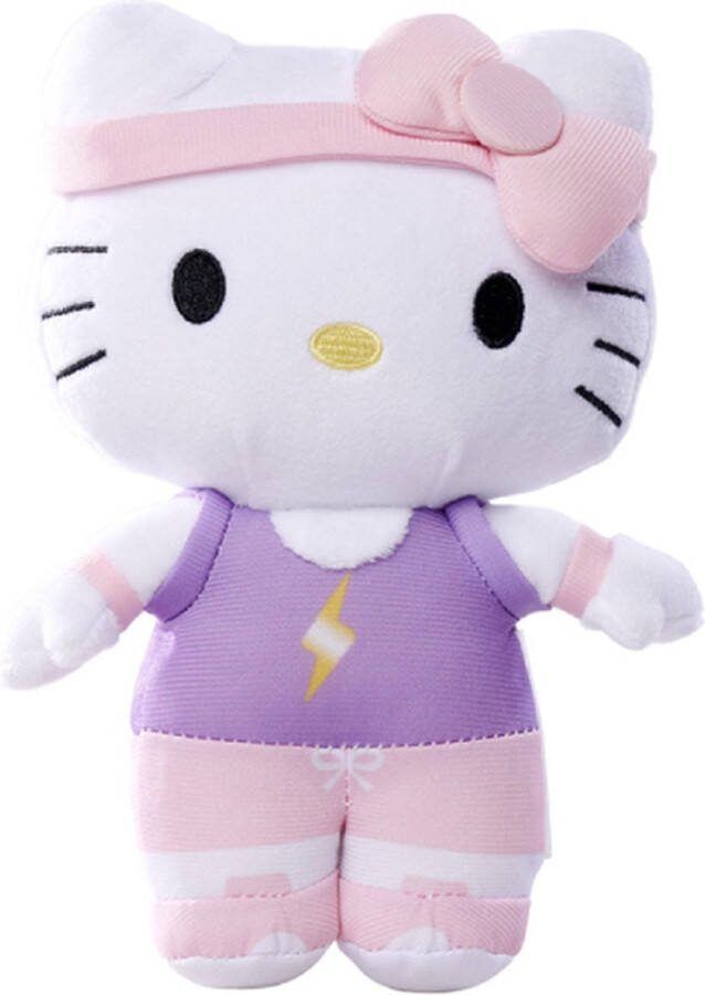 Hello Kitty Atleet Super Style Pluche Knuffel 20 cm {Speelgoed Knuffeldier Knuffelpop voor kinderen jongens meisjes Hello Kity Kat Cat Plush Toy}