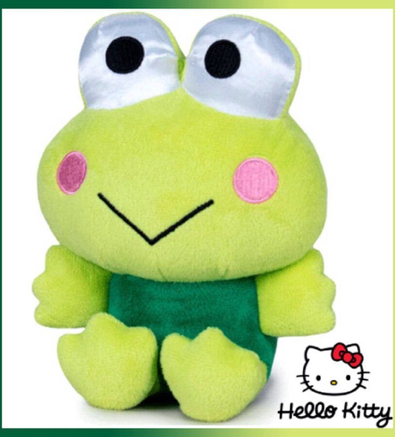 Hello Kitty Keroppi Pluche Knuffel 27 cm {Speelgoed Knuffeldier Knuffelpop voor kinderen jongens meisjes Keroppy Kuromi Melody Hello Kity Kat Cat Plush Toy}
