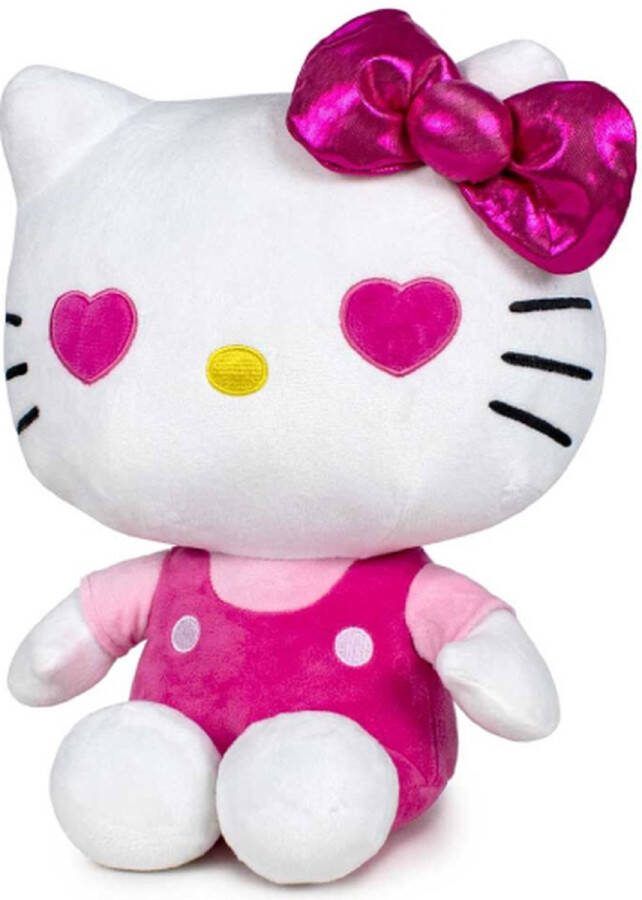 Hello Kitty (Roze) 50th Anniversary Pluche Knuffel 18 cm {Speciale Editie Verzamel Collectors Item Speelgoed Knuffeldier Knuffelpop voor kinderen jongens meisjes Hello Kity Kat Cat Plush Toy}
