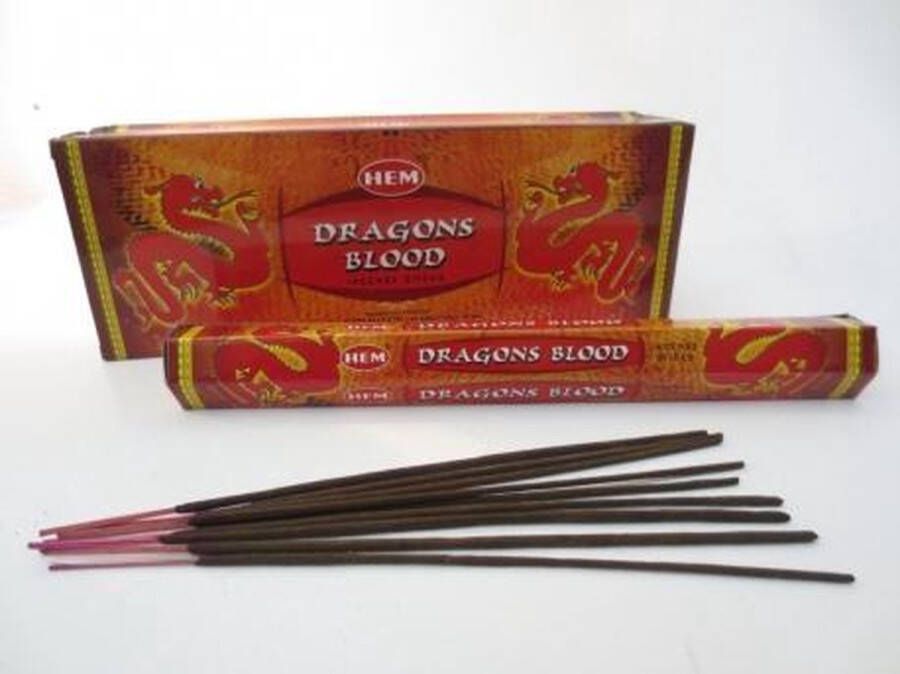 Hem Dragons Blood 120 stuks wierook stokjes Boeddha Store