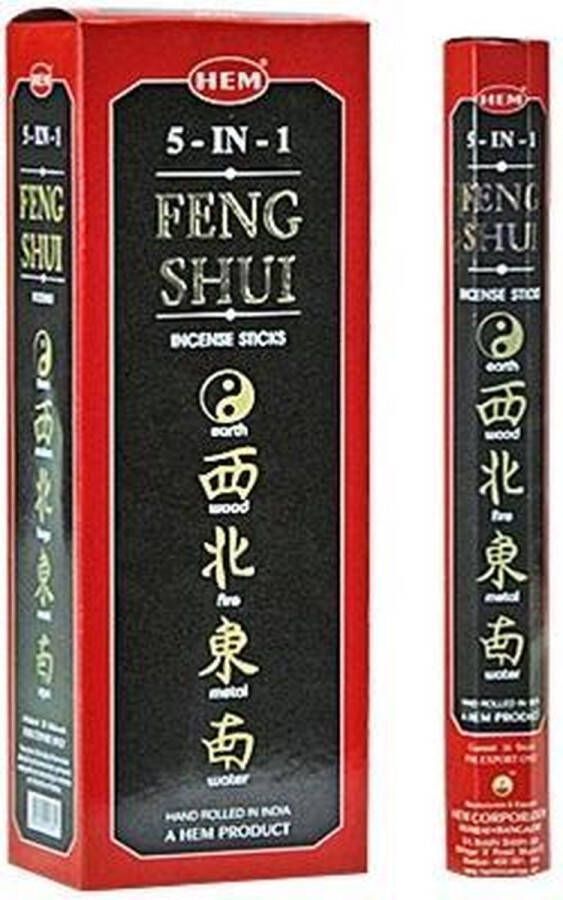 Hem Feng Shui 5-in-1 wierook 6 pakjes