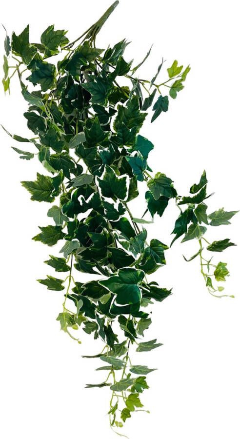 HEM Klimop (Hedera Helix Bont) Kunstplant Volle Hangplant Kunstplant 100 cm Levensechte Kunstplant Modelerende stevige hangstreng