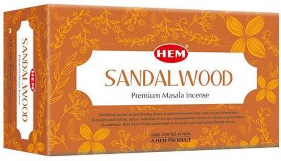 Hem Sandalwood Masala Wierook 15 Gram