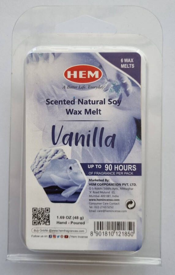 Hem wax melts Vanilla