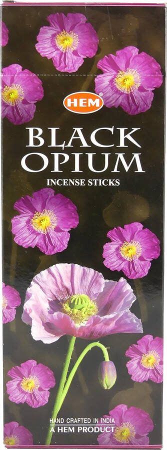 Hem Wierook Black Opium Slof (6 pakjes 120 stokjes)