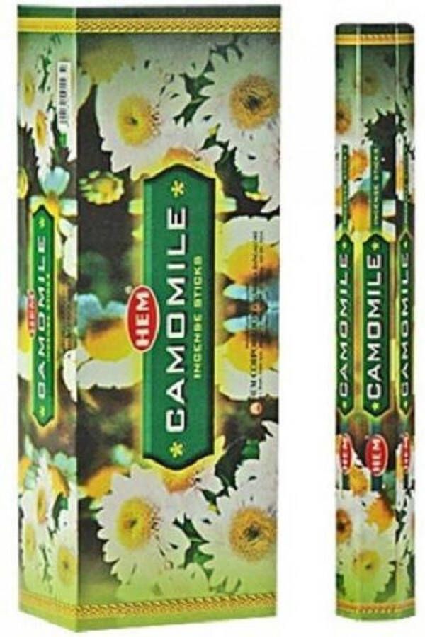 Hem Wierook Camomile Slof (6 pakjes 120 stokjes)