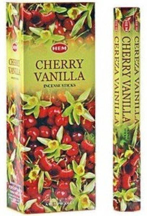Hem Wierook Cherry Vanilla Slof(6 pakjes 120 stokjes )