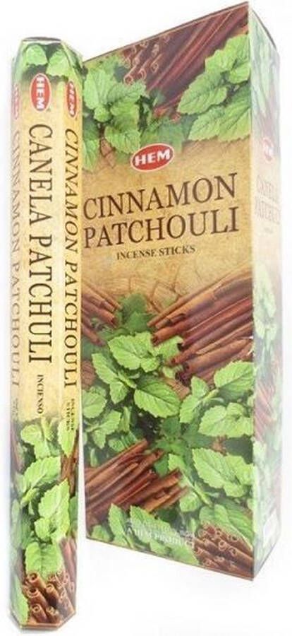 Hem Wierook Cinnamon Patchouli Slof (6 pakjes 120 stokjes)