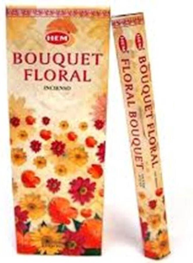 Hem Wierook Floral Bouquet ( 6 pakjes ).