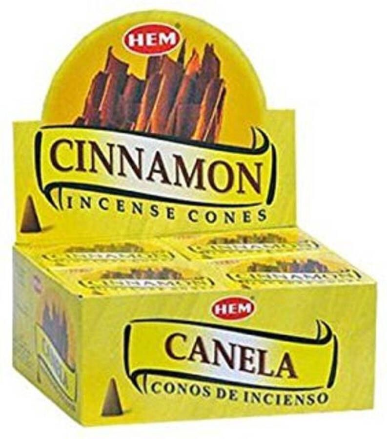 Hem Wierook Kegel Cinnamon (12 pakjes)