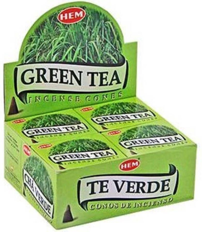 Hem Wierook Kegel Green Tea (12 pakjes)