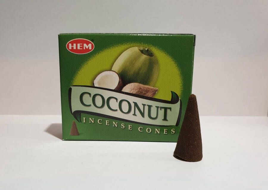 Hem Wierook kegels coconut