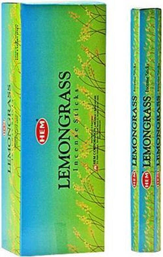 Hem Wierook Lemongrass Slof (6 pakjes 120 stokjes)