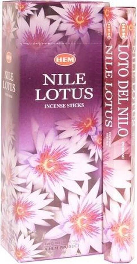 Hem Wierook Nile Lotus Slof (6 pakjes 120 stokjes)