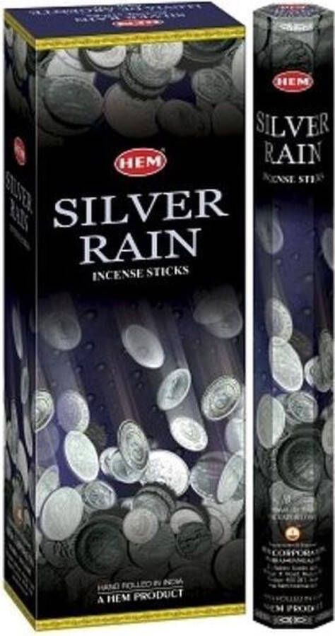 Hem Wierook Silver Rain (6 pakjes)