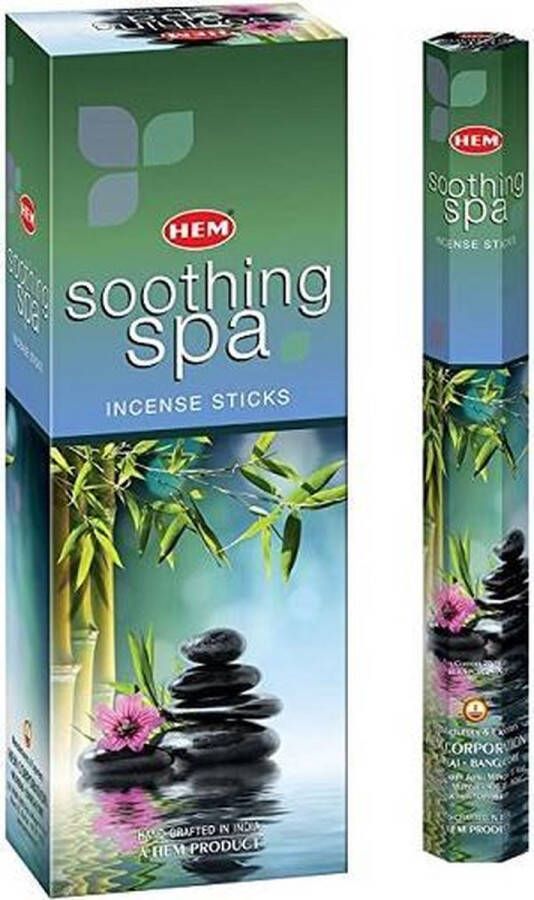 Hem Wierook Soothing Spa Slof (6 pakjes 120 stokjes)