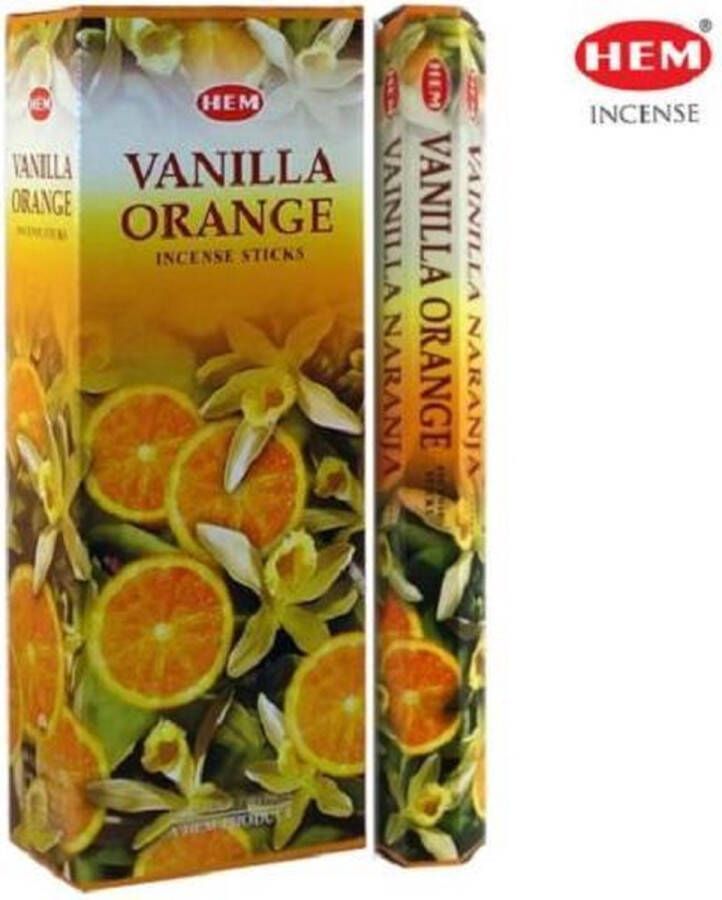 Hem Wierook Vanilla Orange (6 pakjes)