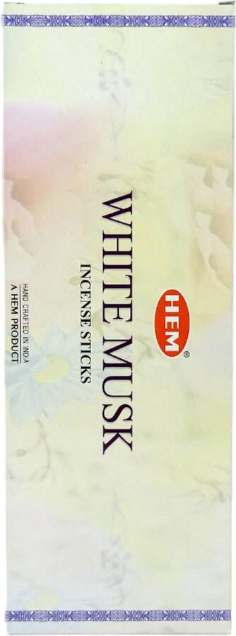 Hem Wierook White Musk Slof Voordeelbox (6 Pakjes 120 stokjes)